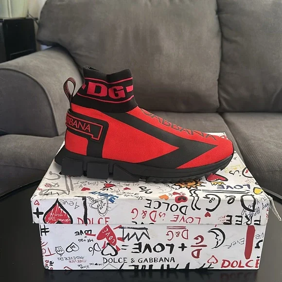 Dolce Gabbana red and black